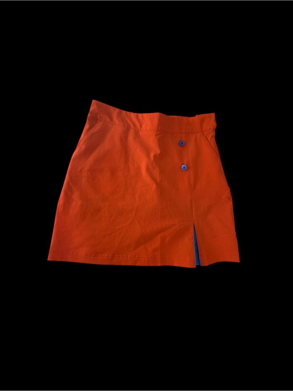 Sport Haley Bright Orange skirt with Blue Accent